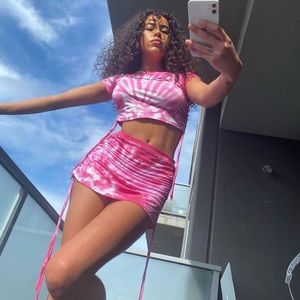 Omighty fairyland drawstring top and skirt